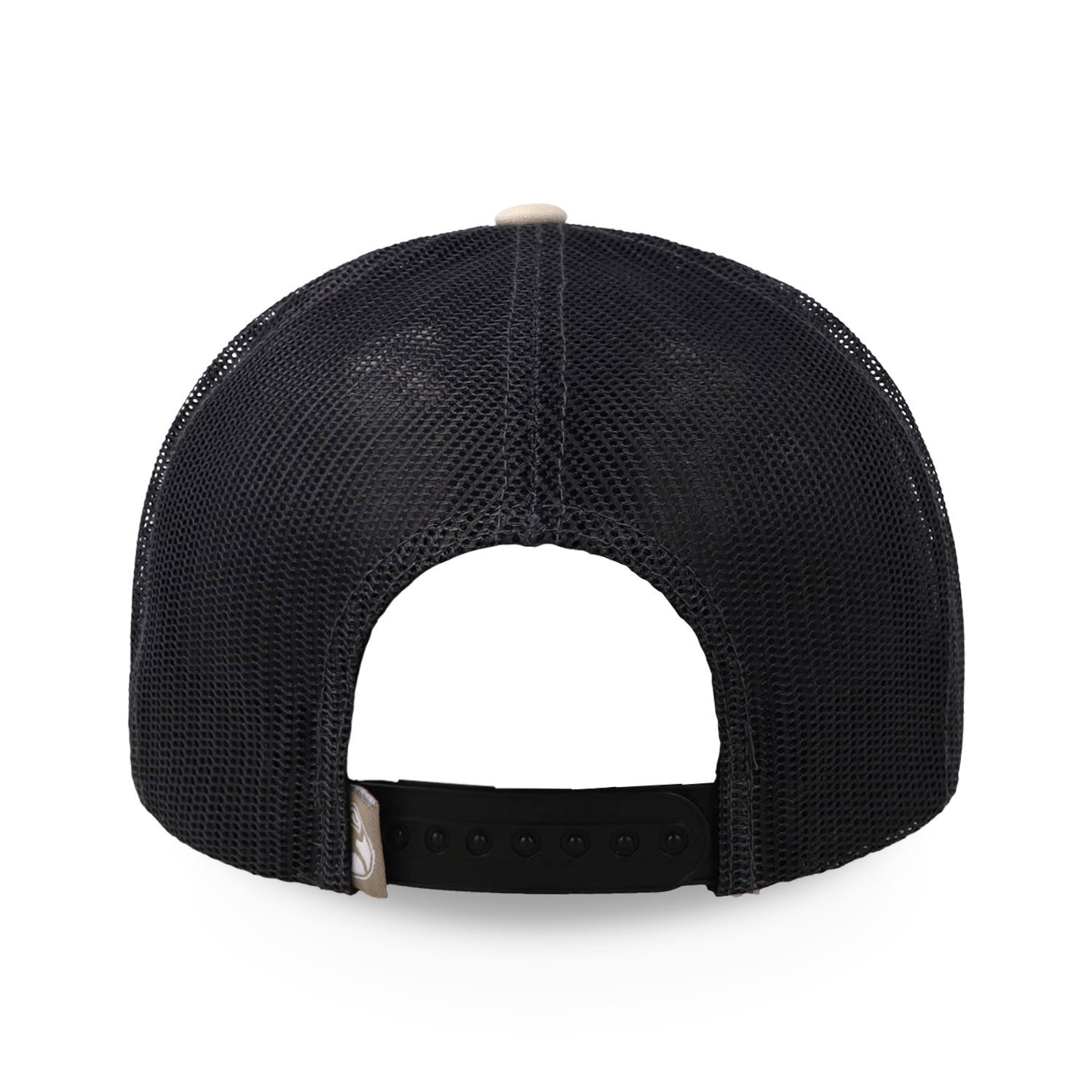 Gorra Hooey Sudan Tan 5-Panel Trucker Blue Rectangle Patch Unitalla