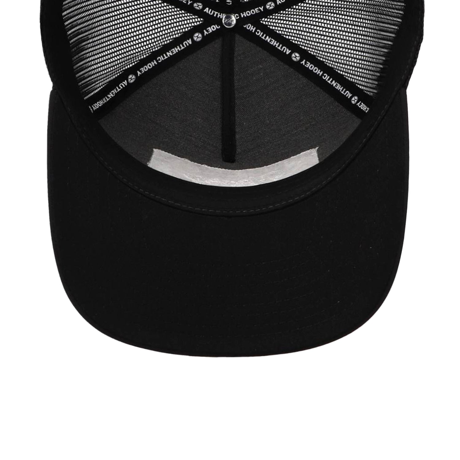 Gorra Hooey Sudan Grey 5-Panel Trucker Brown Rectangle Patch