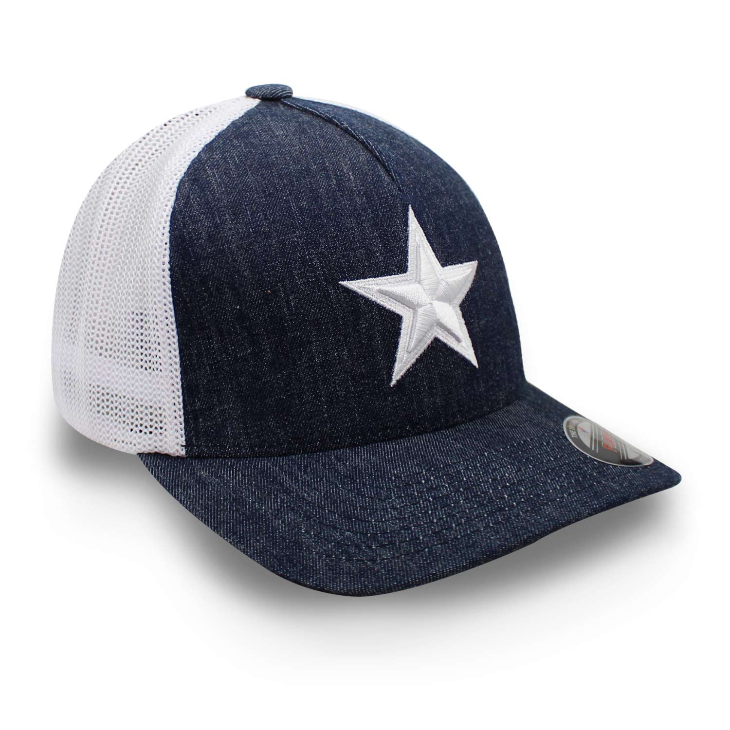 Gorra Hooey Denim And White Star Trucker Azul Marino XL