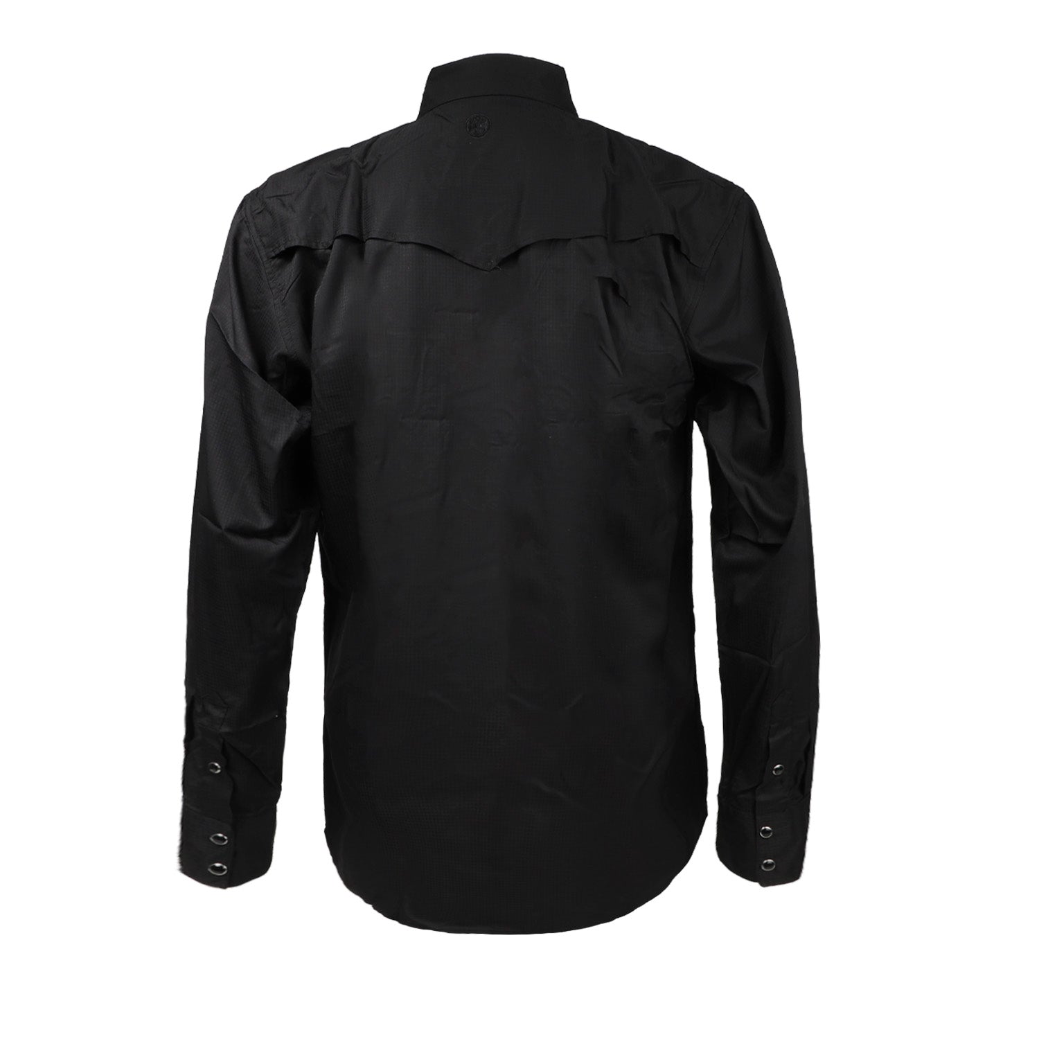 Camisa Hooey Sol Black Long Sleeve Pearl Snap With Lens Cleaner Negro