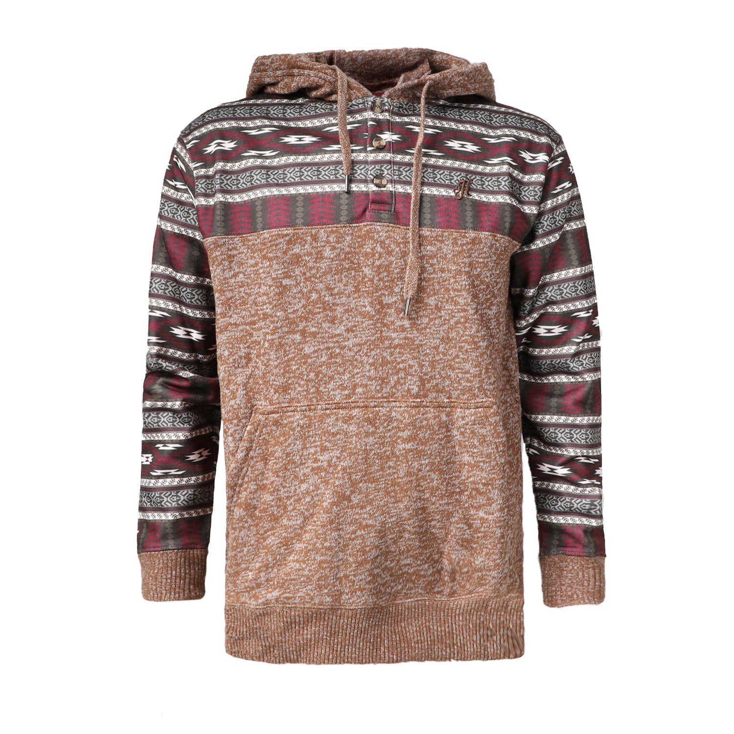 Sudadera Hooey Con Capucha  "Nomad Jimmy" Marrón