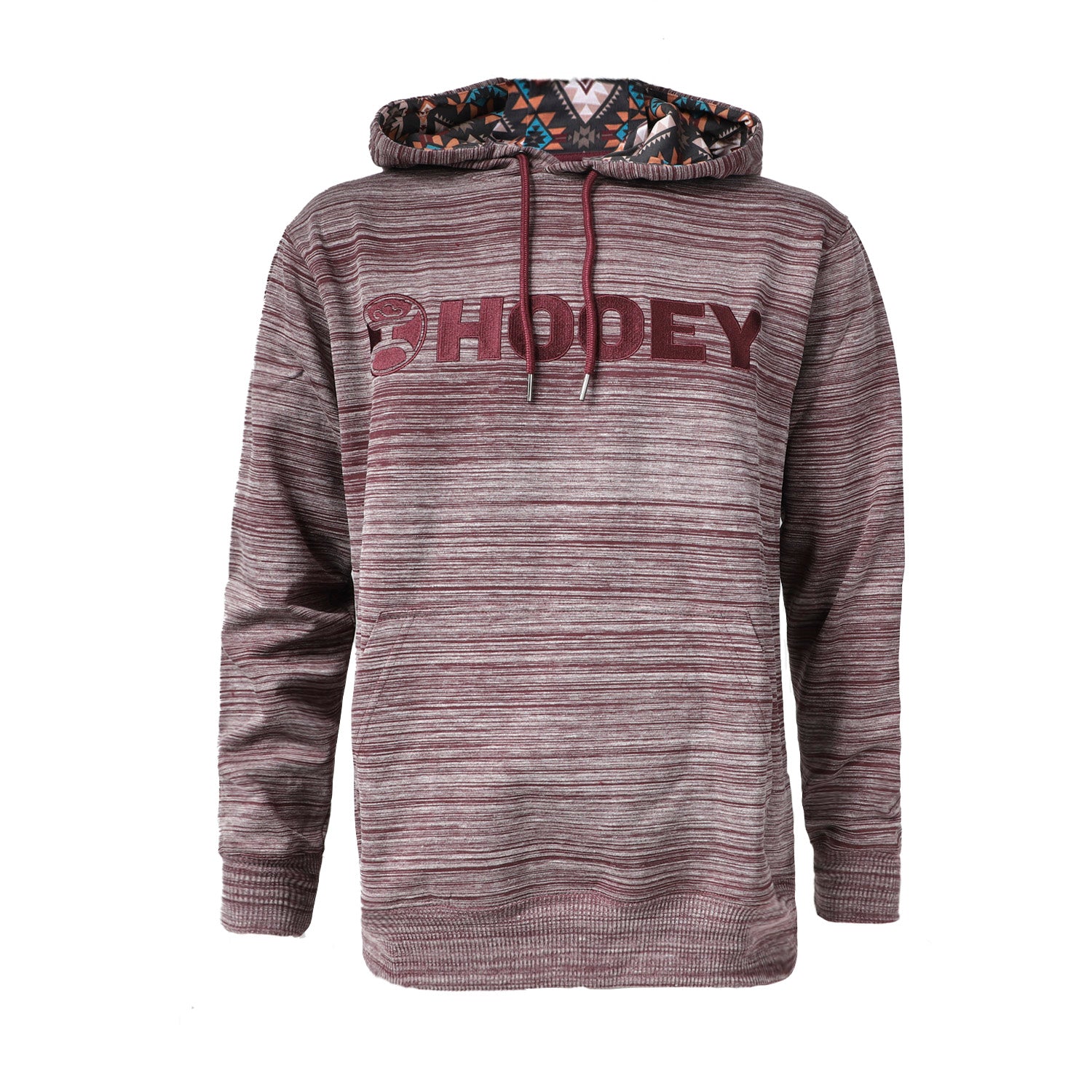 Sudadera Hooey Con Capucha Burdeos "Lock-Up Logo Guinda