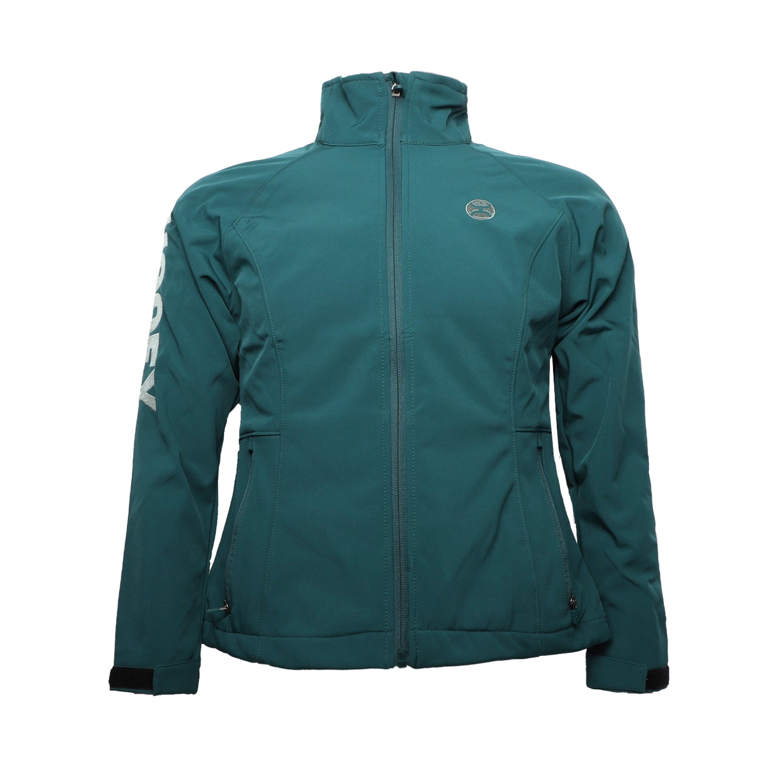 Chamarra Hooey Softshell Para Mujer Con Forro Con Estampado Multicolor Verde