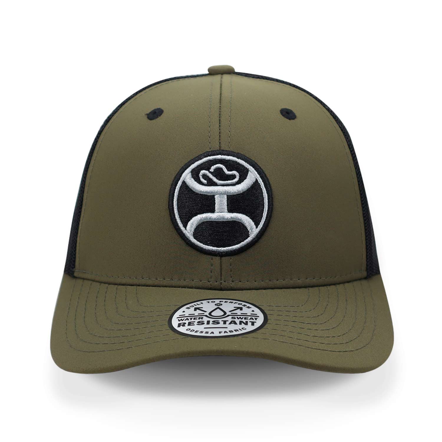 Gorra Hooey 2246t-Olbk Primo 6 Panel Trucker Olivo L