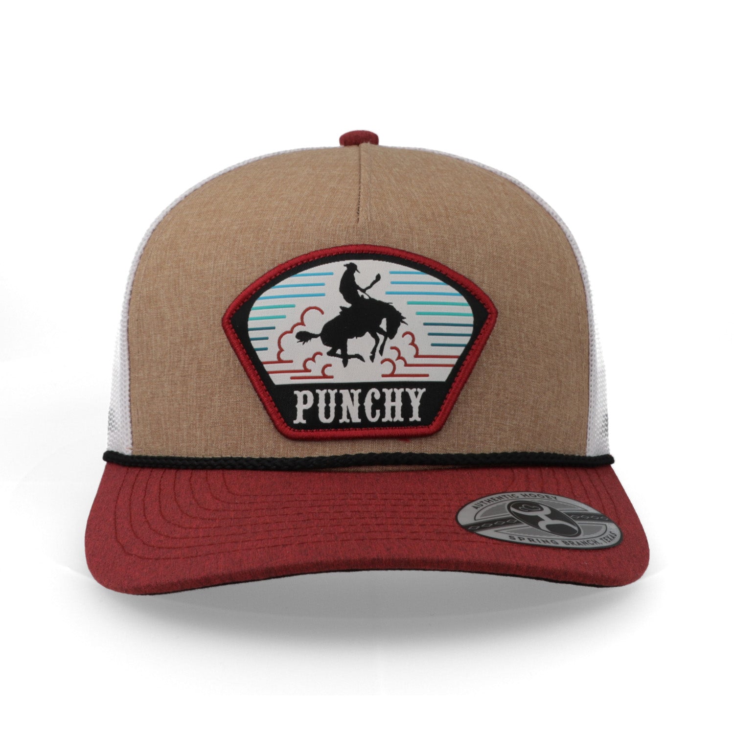 Gorra Hooey 5032tTnwh Punchy 5Panel HighProfile Tan Cafe Unitalla