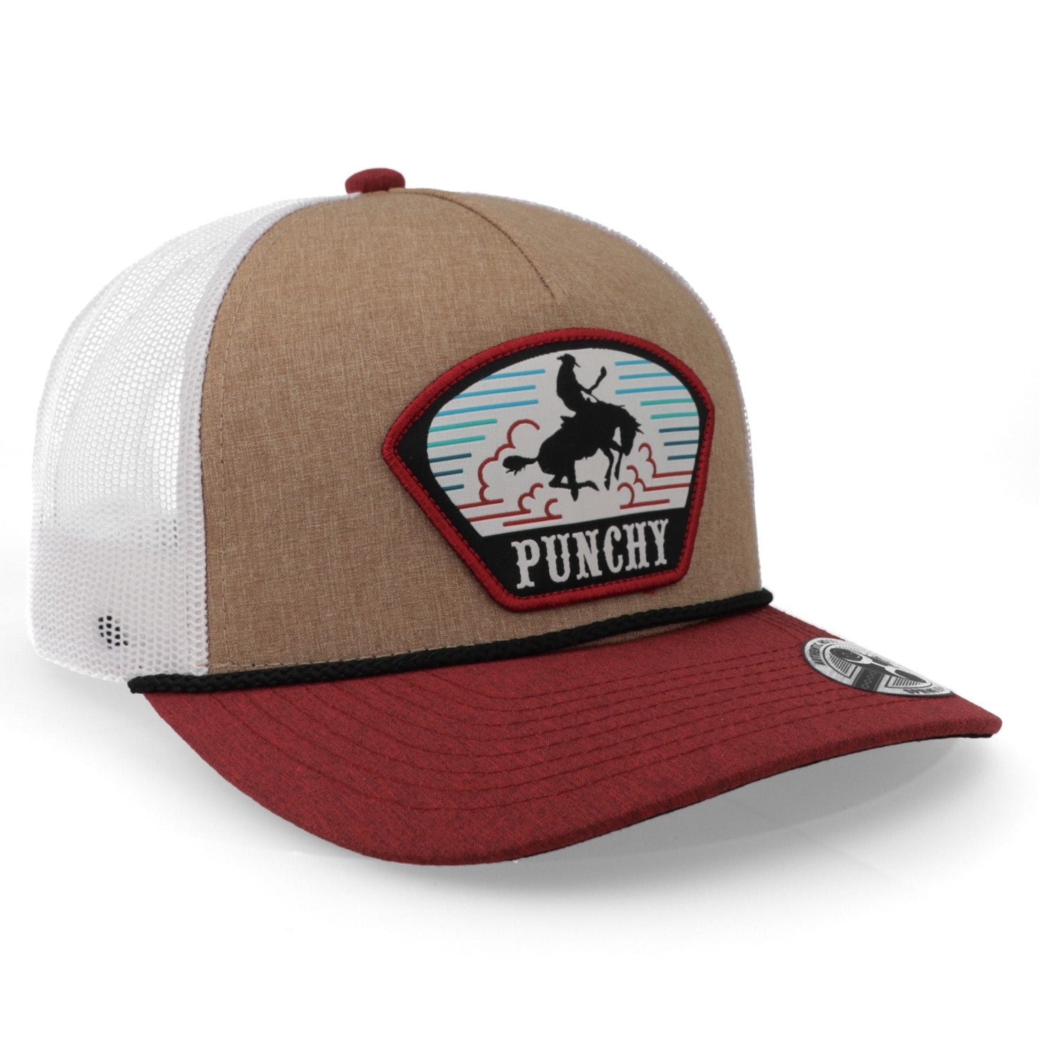 Gorra Hooey 5032tTnwh Punchy 5Panel HighProfile Tan Cafe Unitalla