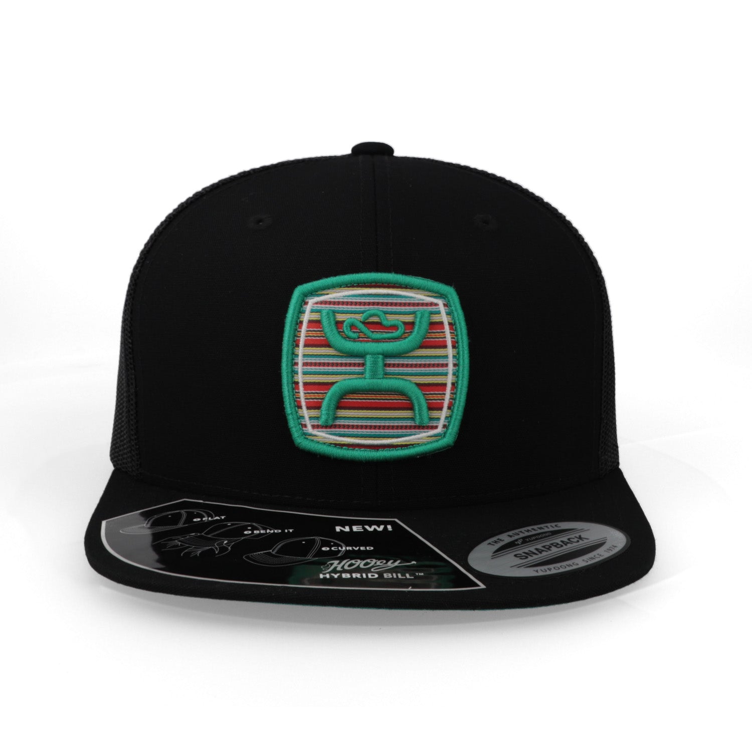 Gorra Hooey 2424tBk Zenith 6 Panel Mid Profile Negro Unitalla