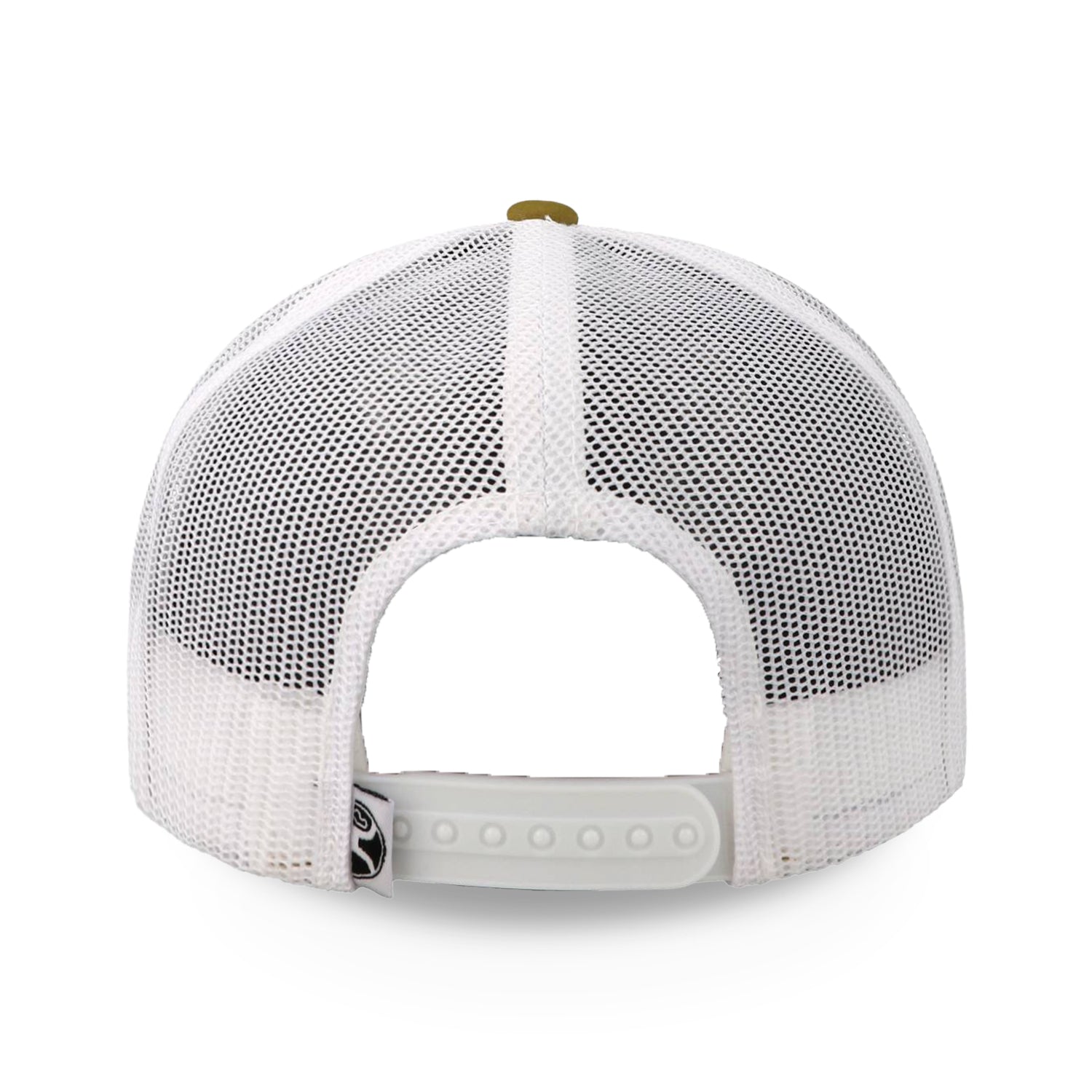 Gorra Hooey Resistol Tan White 5-Panel Trucker Rectangle Patch