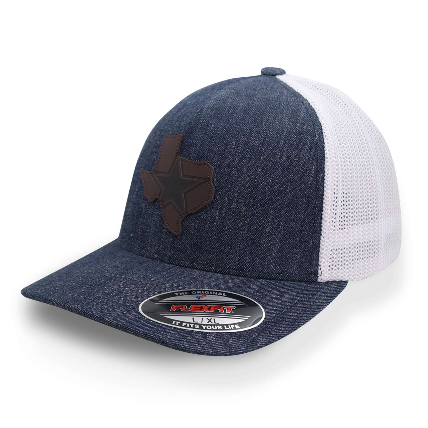 Gorra Hooey Blue And White Trucker Deep State Azul Cerrada