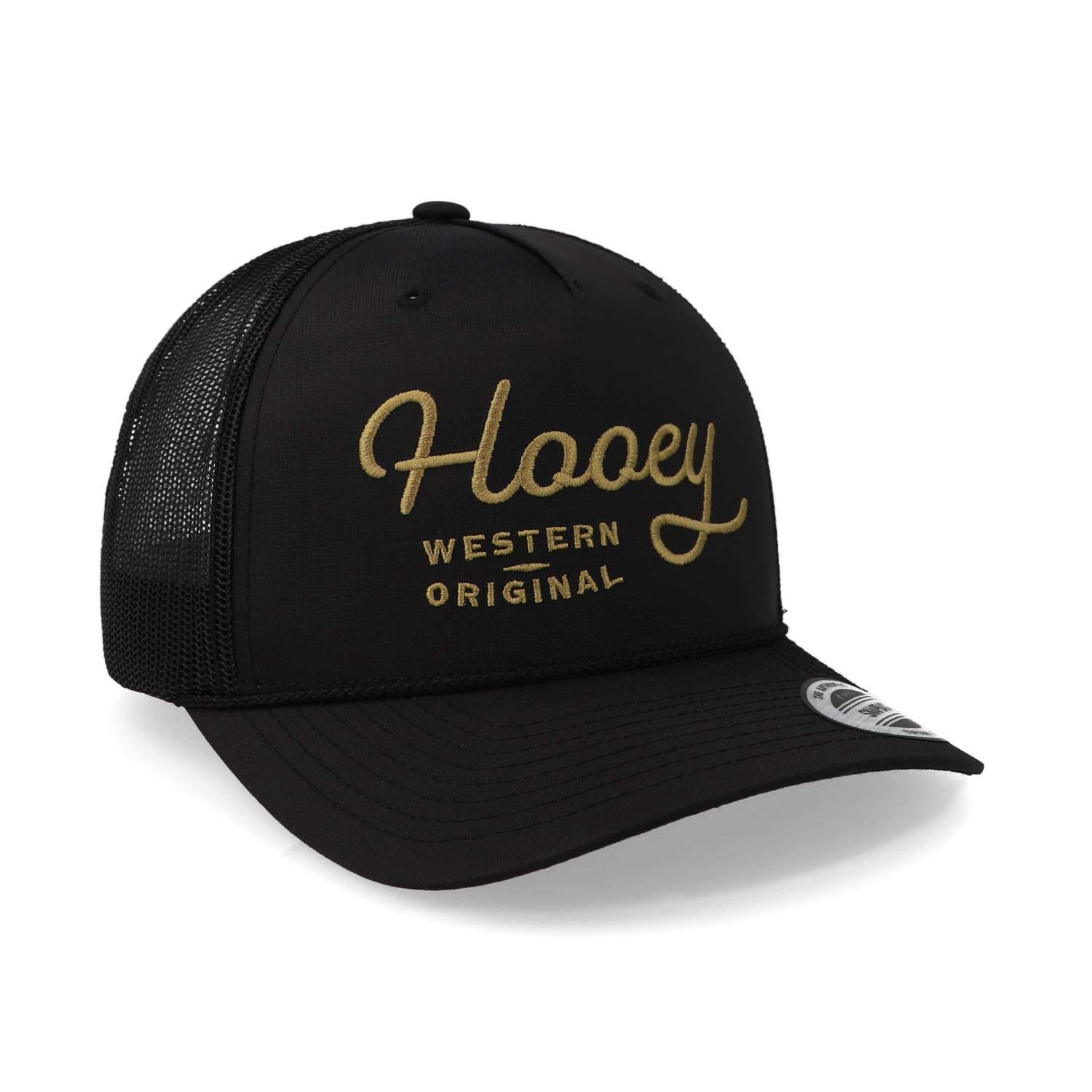 Gorra Hooey  5 Panel High Profile Negro Unitalla