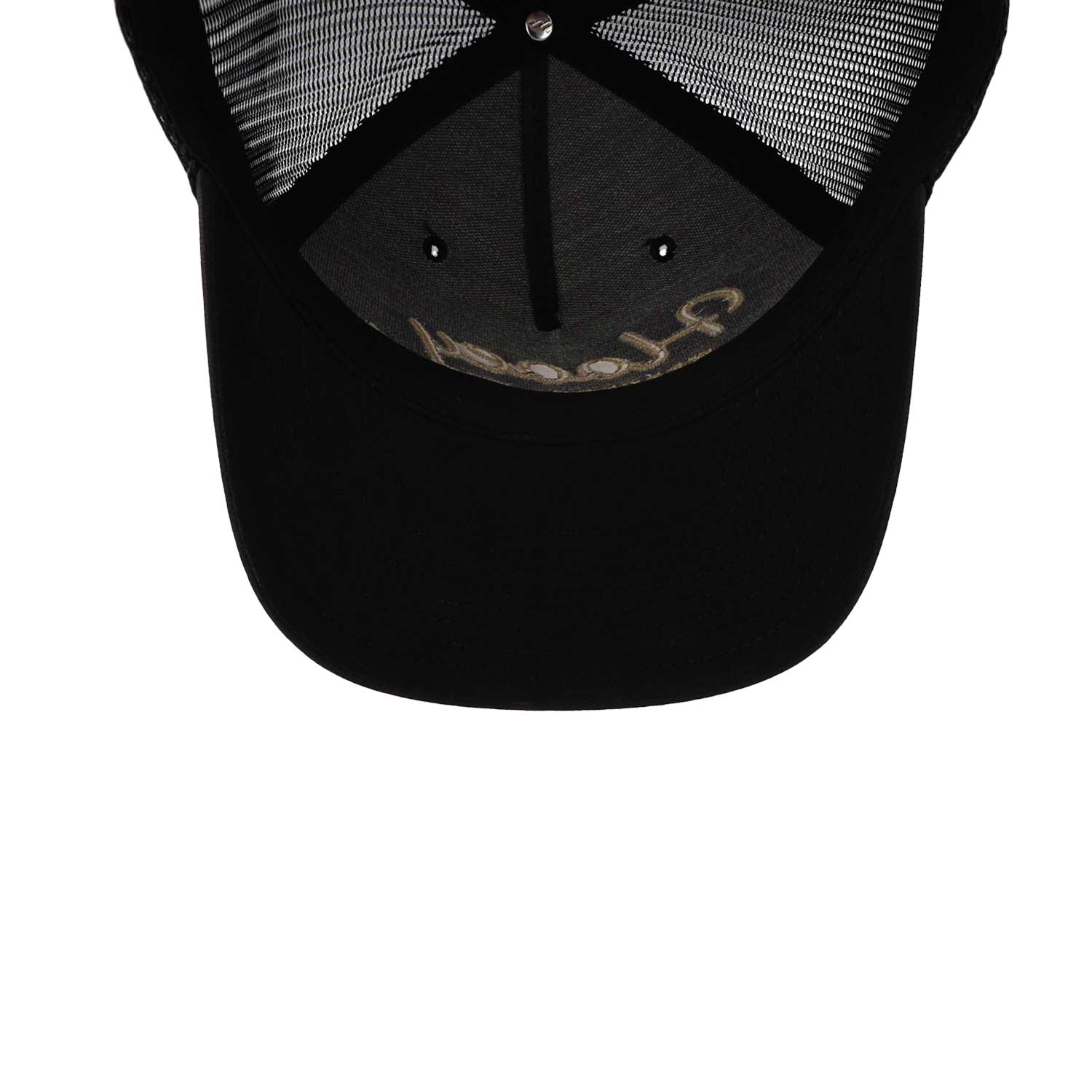 Gorra Hooey  5 Panel High Profile Negro Unitalla